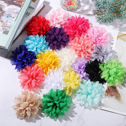 20 Pcs 4.7 Inch Dog Collar Flowers Bow, Multicolored