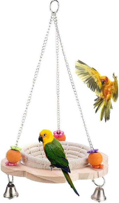 Bird Bed Hammock Parrot Swing Nest for Parakeet Cockatiel Cage