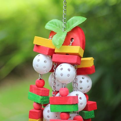 Large Parrot Chew Toy,Bird Cage Toy for Macaw African Grey Cockatoos