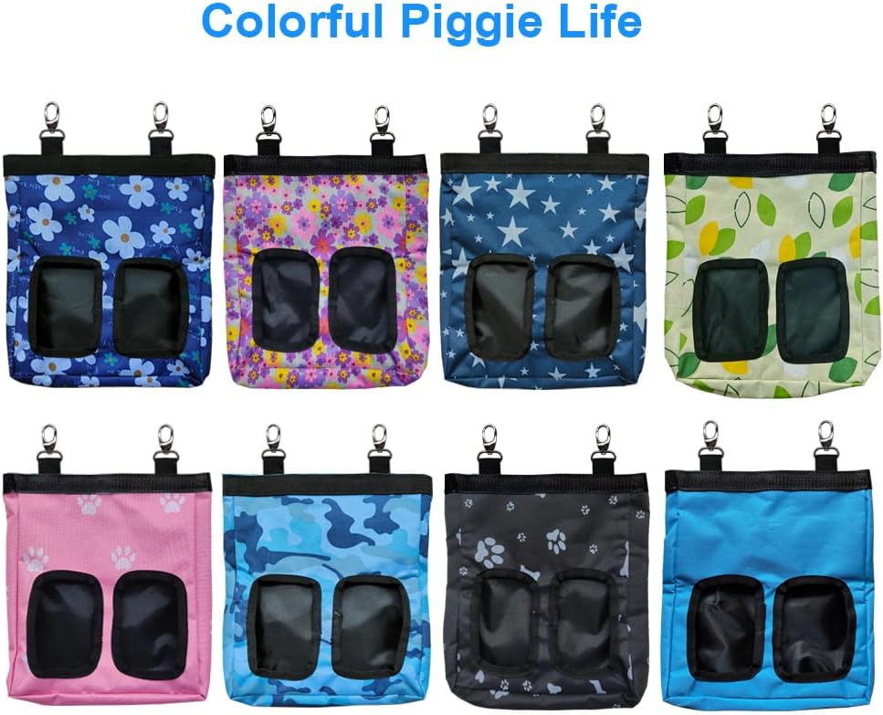 Guinea Pig Hay Feeder, Hanging Rabbit Hay Feeder Bag. Stars