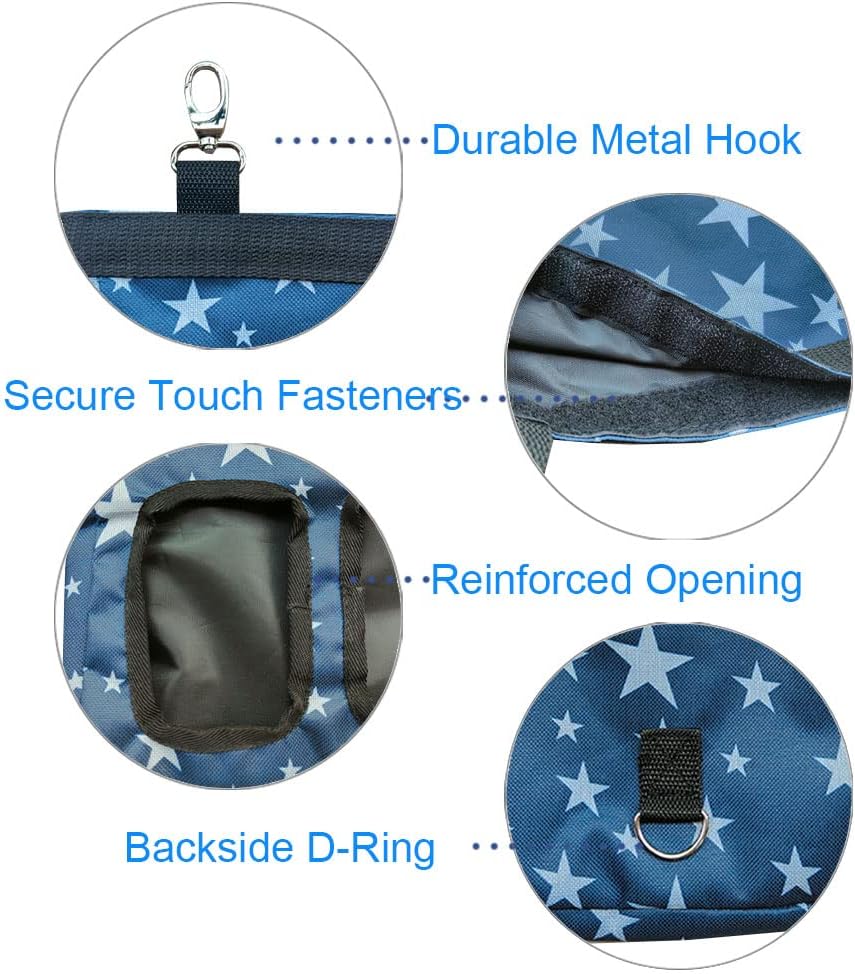 Guinea Pig Hay Feeder, Hanging Rabbit Hay Feeder Bag. Stars