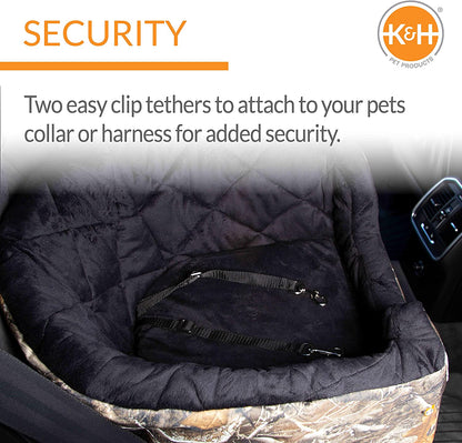 K&H Bucket Booster Dog Car Seat, Cat & Dog Booster Seat, Large Realtree