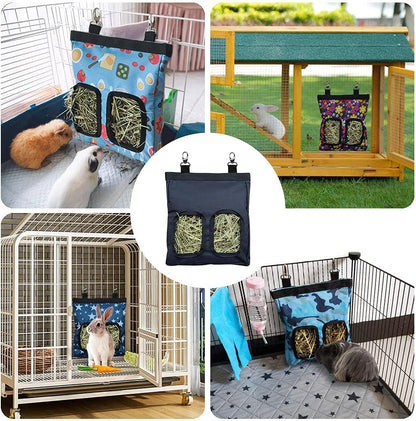 Guinea Pig Hay Feeder, Hanging Rabbit Hay Feeder Bag. Stars