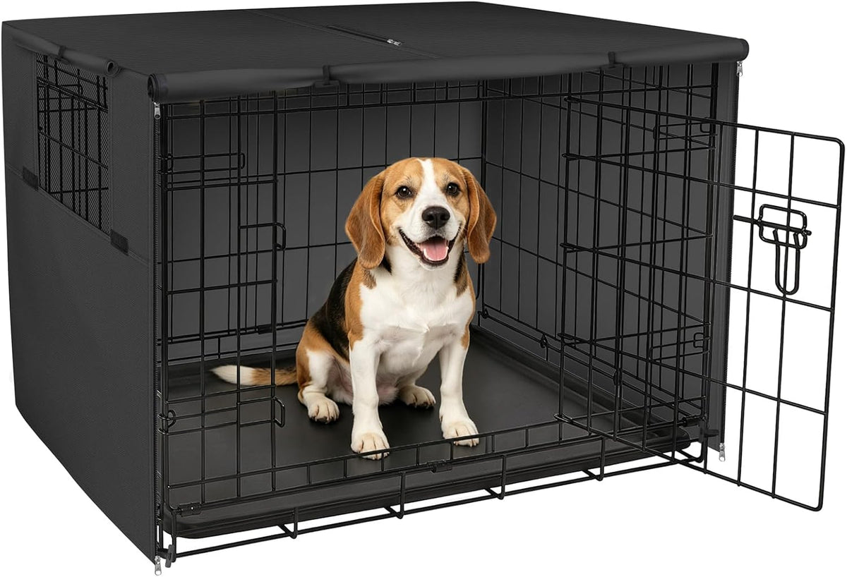 Dog Crate Cover, 36 Inches, Black