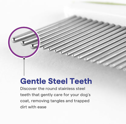 Dog & Cat Grooming Comb for Removes Tangles, Knots, and Matted Fur