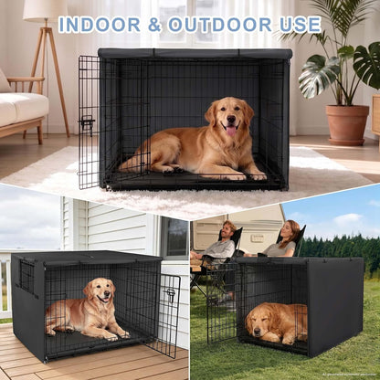 Dog Crate Cover, 36 Inches, Black