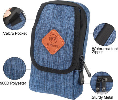 Smell Proof Bag, Odor Proof Pouch Mini Crossbody Bags for Travel Storage(Bright Blue)