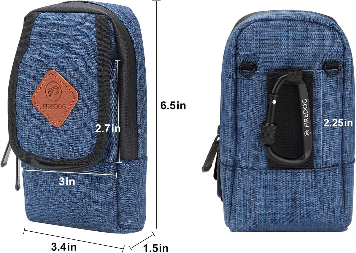 Smell Proof Bag, Odor Proof Pouch Mini Crossbody Bags for Travel Storage(Bright Blue)