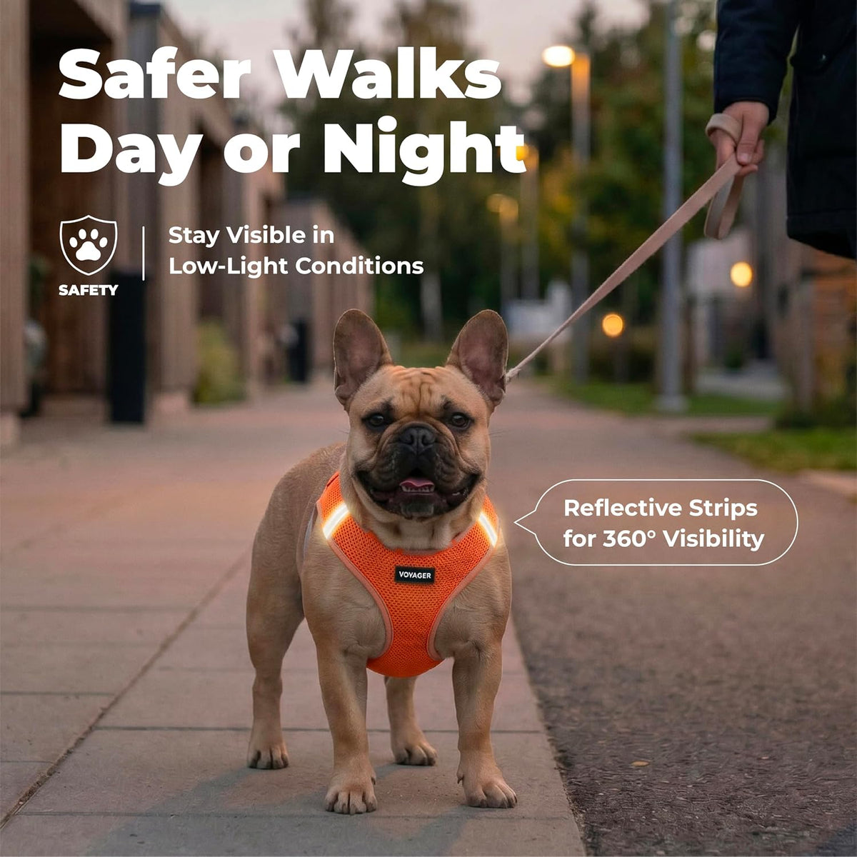 Voyager Step-In Air Dog Vest Harness - Orange, Xxx-Small