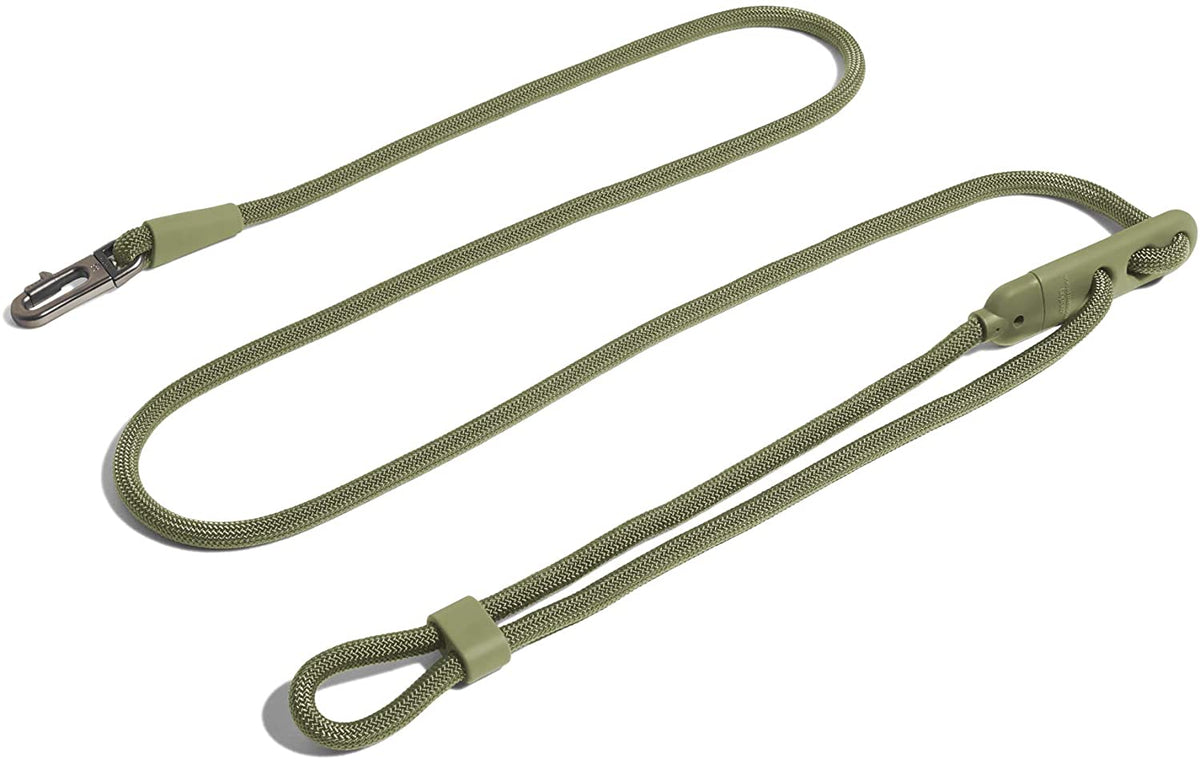 Army Green 4-In-1 Hands-Free Dog Leash – Adjustable for Crossbody, Waist, Long Leash, or Tether Use – Stylish, Lightweight, and Comfortable for Everyday Walks