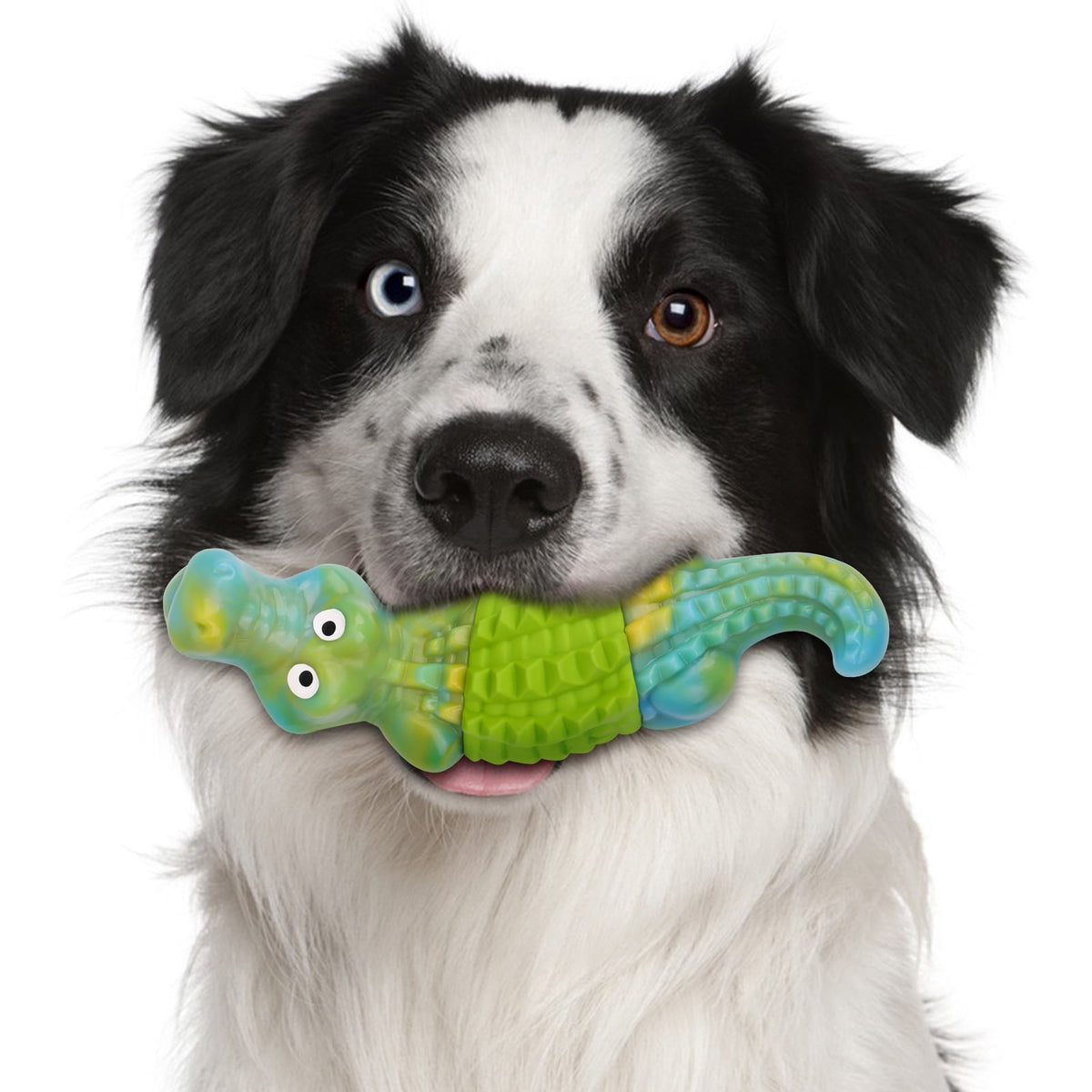 Tough Dog Toys,Dog Toys for Aggressive Chewers,Indestructible Dog Toys for Large Breed,Durable Dog Toys for Large Dogs,Bacon Flavor,Green