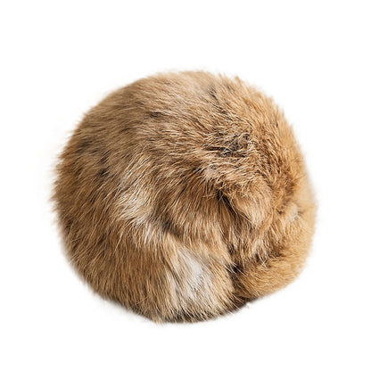 6/8Cm Silent Scratch Resistant Rabbit Fur Cat Balls Hunting Instinct Interactive Toy 1-3Pcs Indoor Kitten Play