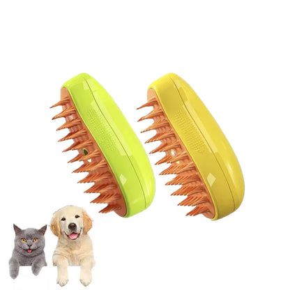 Cat Dog Steamy Brush Steam Brush Electric Sprayer for Massage Pet Grooming Tool Shedding 3 in 1 Electric Sprays Massage Combs