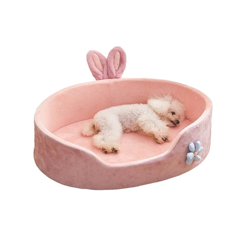 Detachable Pet Bed Pet Bed Detachable Washable Dog Sleeping Bed Soft Comfortable Warm Cat Bed for Four Seasons Soft Pet Bed