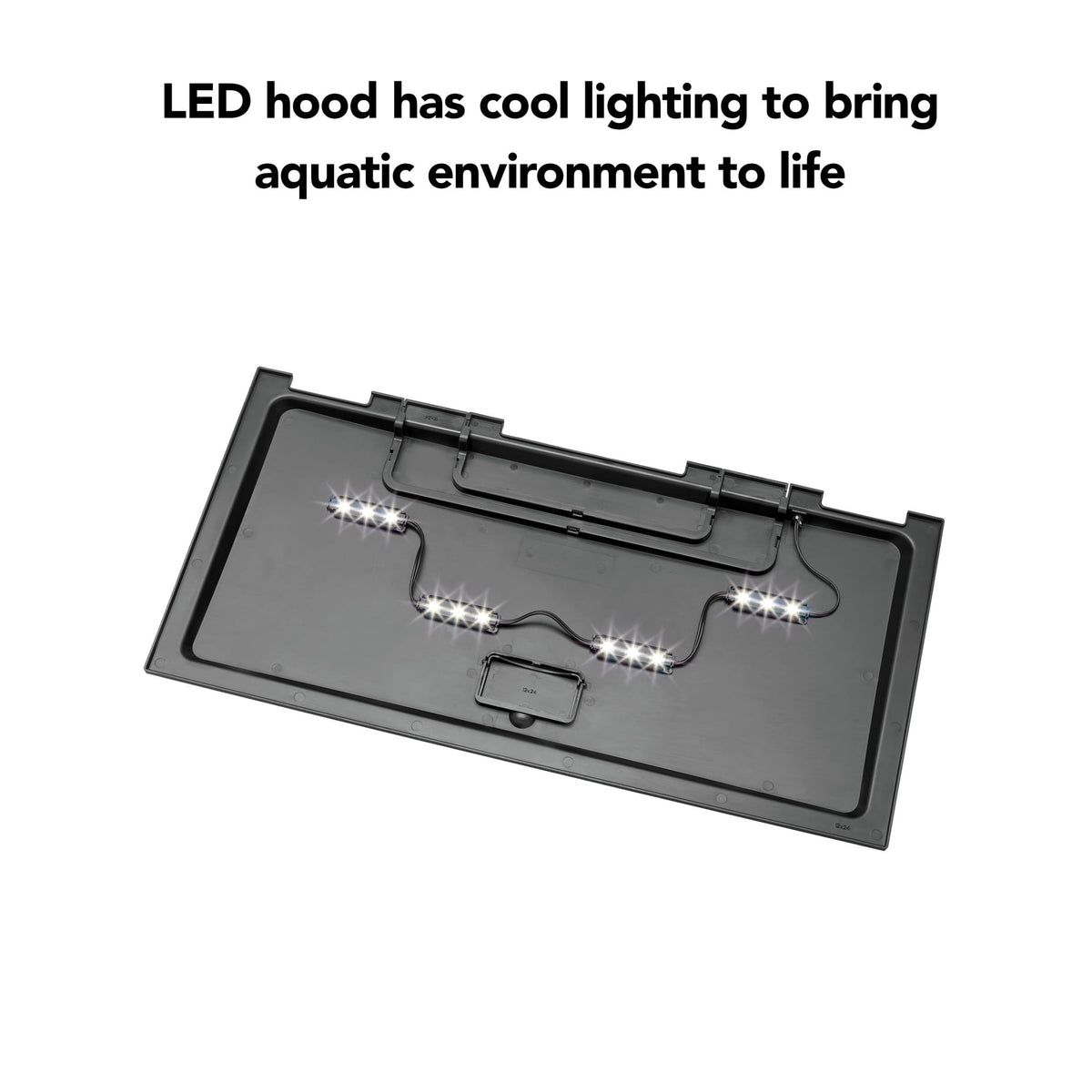 Aquarium Fish Tank Starter Kit with LED Lighting 20 High