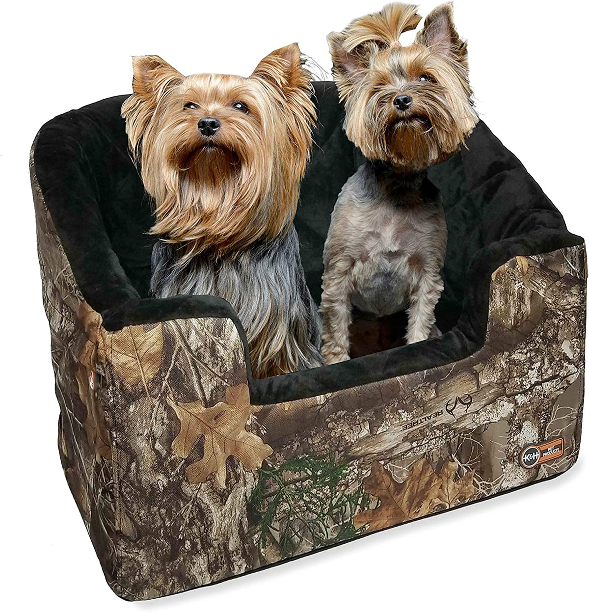 K&H Bucket Booster Dog Car Seat, Cat & Dog Booster Seat, Large Realtree