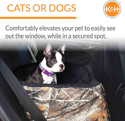 K&H Bucket Booster Dog Car Seat, Cat & Dog Booster Seat, Large Realtree