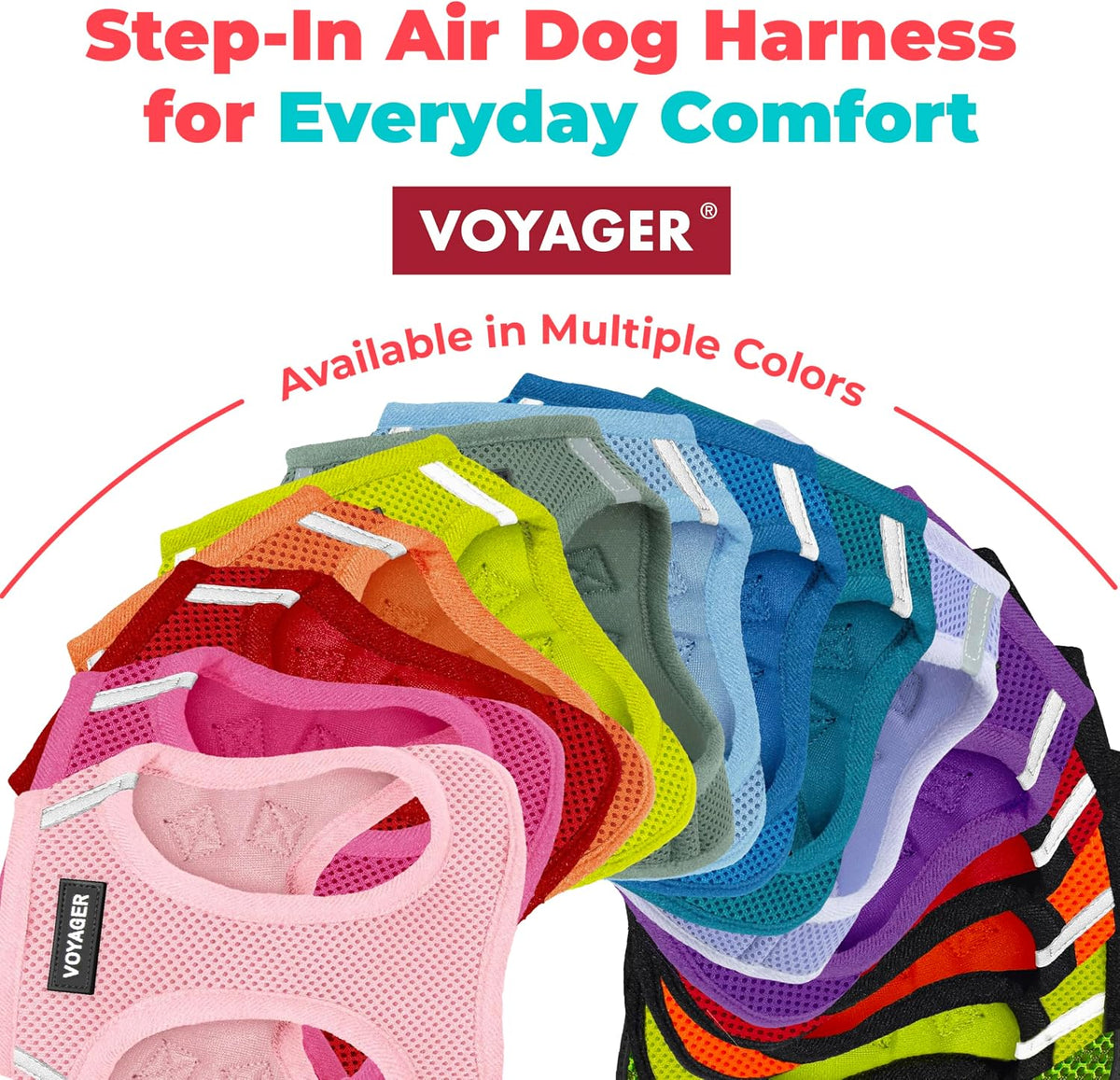 Voyager Step-In Air Dog Vest Harness - Orange, Xxx-Small