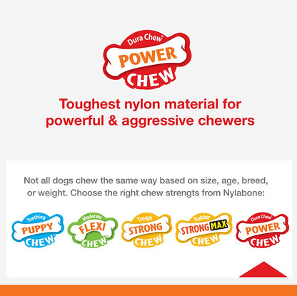 Power Chew Double Bone Dog Chew Toy, Bacon Flavor, X-Large